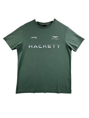 Aston Martin Racing Hackett Shirt Mens Medium Green AMR Graphic Tee Motorsport
